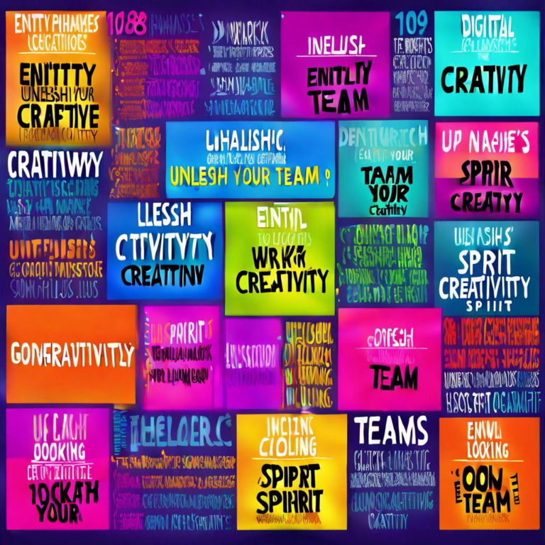 108 Catchy Team Names For Work: Unleash Your Team's Spirit And ...